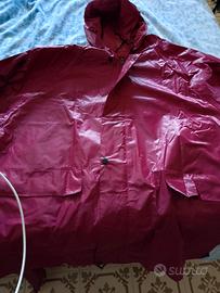 poncho impermeabile + pantalone 