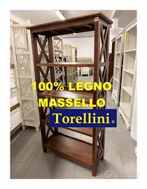 Scaffale Libreria 100% Legno Massello