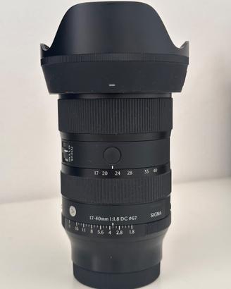Obiettivo Sigma 17-40 f/1.8 Art per Sony E-Mount