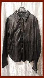 Camicia in pelle vintage anni '80