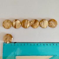 Bottone in simil madreperla rosa