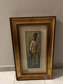Luigi Roccati quadro. Misura: 13x36