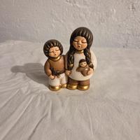 Coppia di bimbi pastori presepe giubileo thun