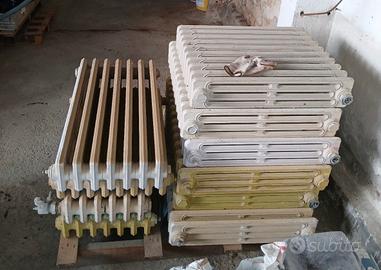 Termosifoni in ghisa.