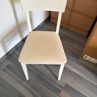 Sedie legno + tavolo design