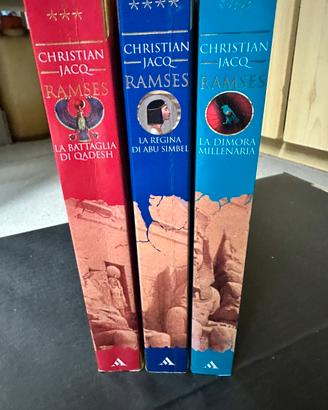Lotto 3 Libri Ramses - Christian Jacq (Mondadori)