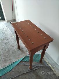 tavolino in legno massello