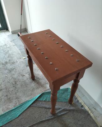 tavolino in legno massello
