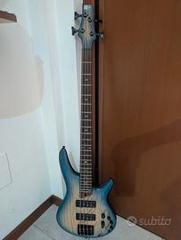 Basso Ibanez SR600E blu - custodia inclusa