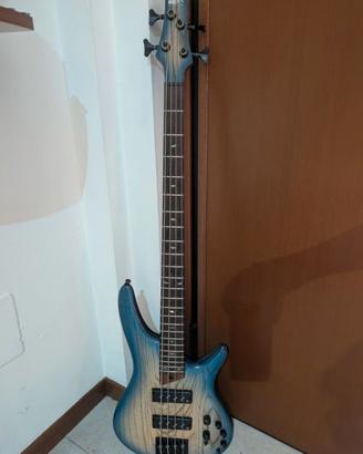 Basso Ibanez SR600E blu - custodia inclusa