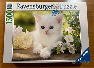 Puzzle 1500 pezzi - Gatto