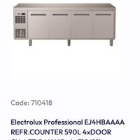 Banco refrigerato professionale electrolux