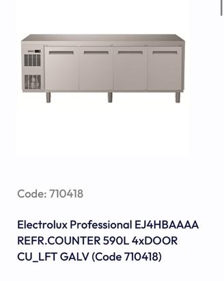 Banco refrigerato professionale electrolux