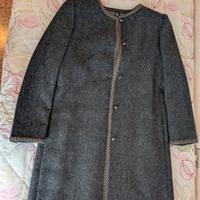 cappotto donna Ungaro grigio tweed vintage