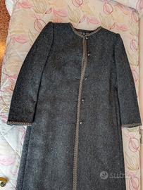 cappotto donna Ungaro grigio tweed vintage