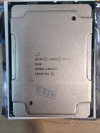 CPU Intel Xeon Gold 6138 20core / 40thread LGA3647