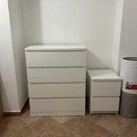 Cassettiera e comodino MALM IKEA