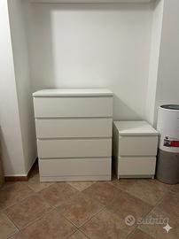 Cassettiera e comodino MALM IKEA