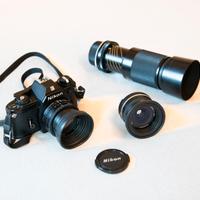 NIKON EM con vari obiettivi