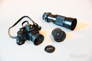NIKON EM con vari obiettivi