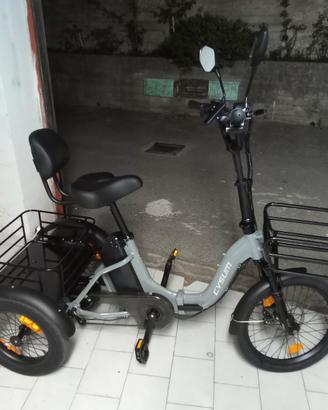 bici pedalata assistita 3 ruote cysum ag1 pro 