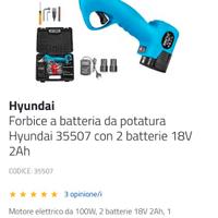 Forbice elettrica Hyundai 35507 nuova