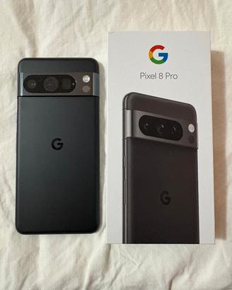 Google Pixel 8 Pro 256GB nero con due cover