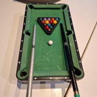 mini biliardo da tavolo cm 11,5x20,5