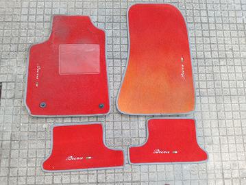 Rari tappetini Alfa Romeo Brera rossi set completo