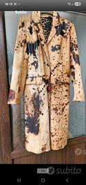 CAPPOTTO LUNGO IN VERA PELLE DI CAVALLINO