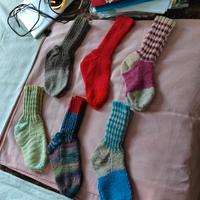 6 paia di calze fatte a mano alla perfezione l