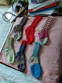 6 paia di calze fatte a mano alla perfezione l