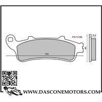 Coppia pastiglie freno anteriori organiche Honda P