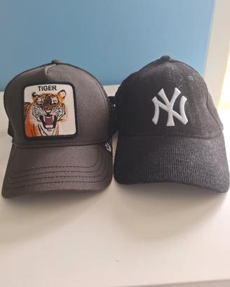 2 berretti The Farm e new York yankees originali 