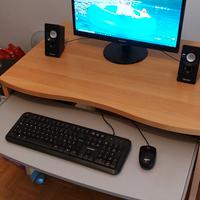 PC Desktop + Monitor 20” + Scrivania – Perfetto pe