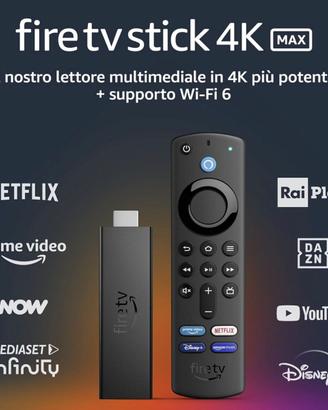Amazon Stick TV 4k Max, Echo Studio e SubWoofer
