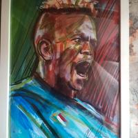 quadro di Osimen. Quadro d'autore fatto a mano 