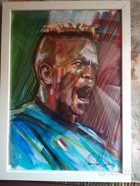 quadro di Osimen. Quadro d'autore fatto a mano 