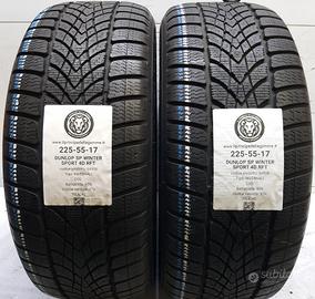 2 GOMME 225 55 17 DUNLOP A64908