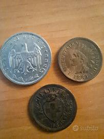 Lotto 11 monete autentiche 