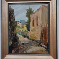 Olio su tavola di Edmondo Di Napoli 