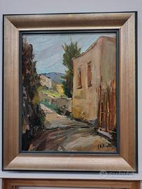 Olio su tavola di Edmondo Di Napoli 