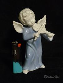 Statuina Capodimonte Putto con violino