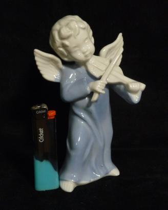 Statuina Capodimonte Putto con violino