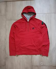 Nike Zip Hoodie 1/4 zip Vintage Anni 2000 Taglia S
