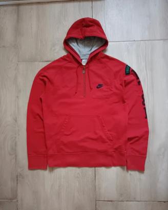 Nike Zip Hoodie 1/4 zip Vintage Anni 2000 Taglia S