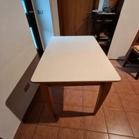 TAVOLO IN LEGNO COLOR PANNA