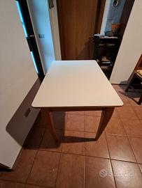 TAVOLO IN LEGNO COLOR PANNA