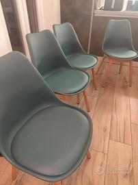 Sedie da tavolo stile scandinavo 
