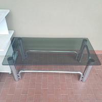 Tavolino vintage in vetro